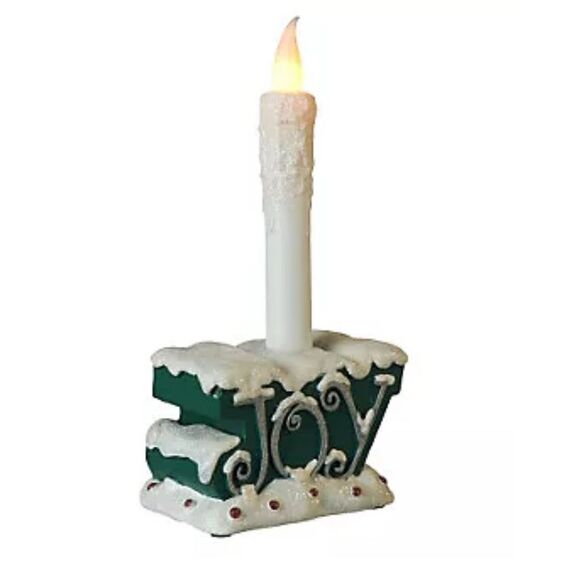 Bethlehem Lights Set of 2 Peace Flameless Script Word Novelty Candles NWT - Picture 5 of 6